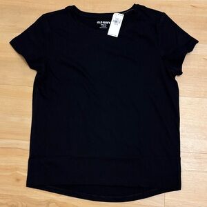 Old Navy Girls Classic Black Tee